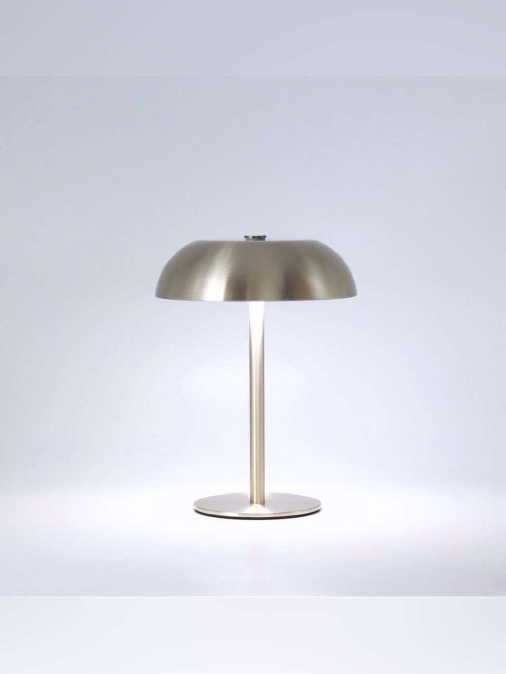 Mushroom Table Lamp 3-Color Temps 5200 mAh Rechargeable Battery up to 24Hr Use